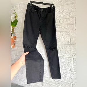 Bullhead Black Ripped Skinny Jeans